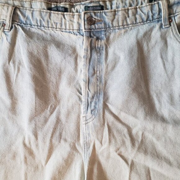 WILD FABLE Women's Plus Jean Shorts Size 30 Light Super High Rise Cut-Off NWT - Picture 3 of 12